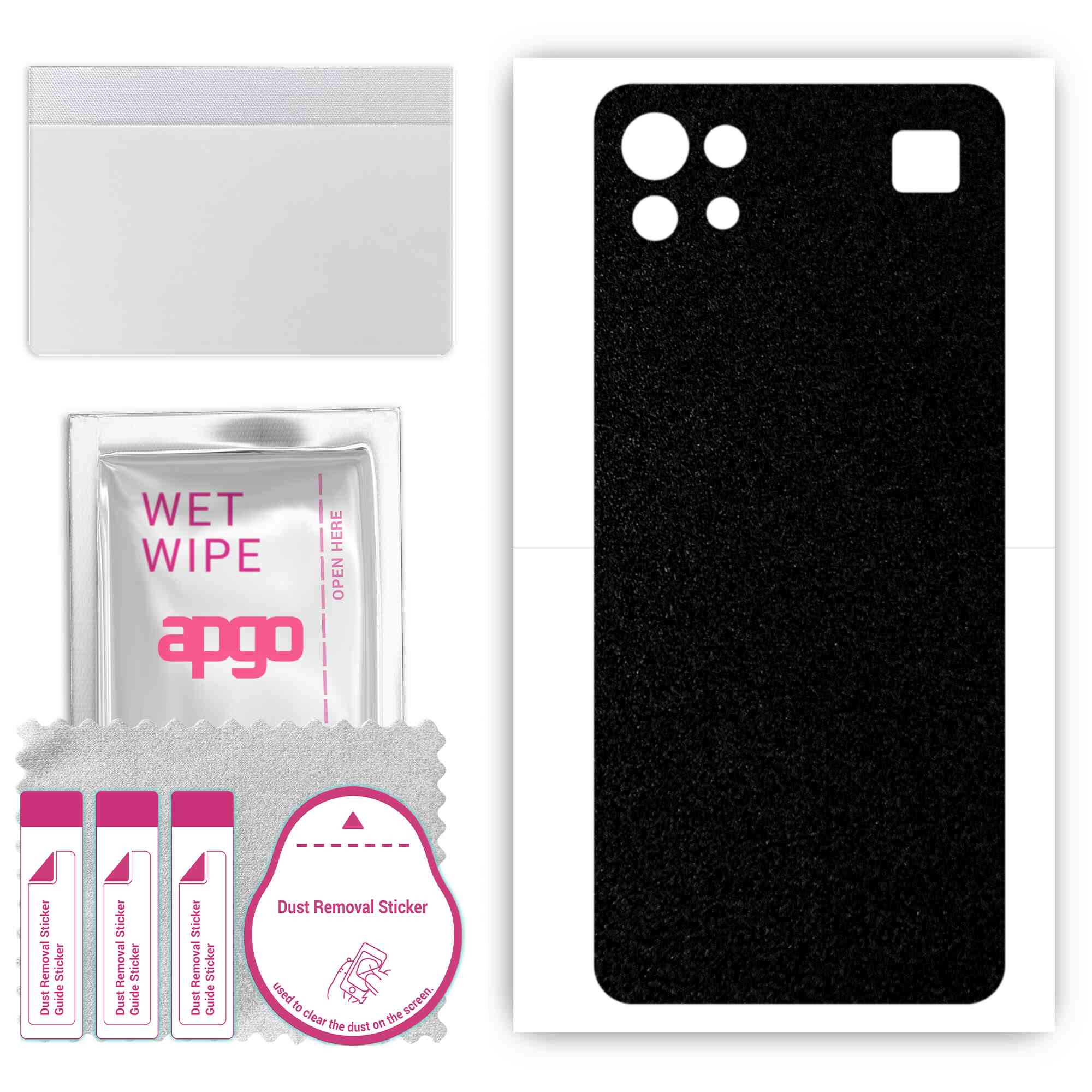 apgo Protective Skin Sticker for the back compatible with LG K92 5G, Wrap Film, Foil, Vinyl - Pattern Matte Black
apgo Protective Skin Sticker for the back compatible with LG K92 5G, Wrap Film, Foil, Vinyl - Pattern Matte Black