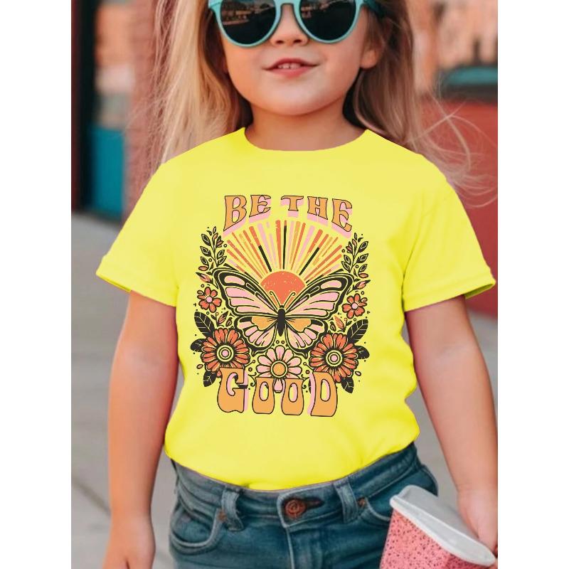 European Size Girls Summer Fashion Butterfly Print Short Sleeved T Shirt Casual and Versatile 98cm жёлтый
European Size Girls Summer Fashion Butterfly Print Short Sleeved T Shirt Casual and Versatile 98cm жёлтый
