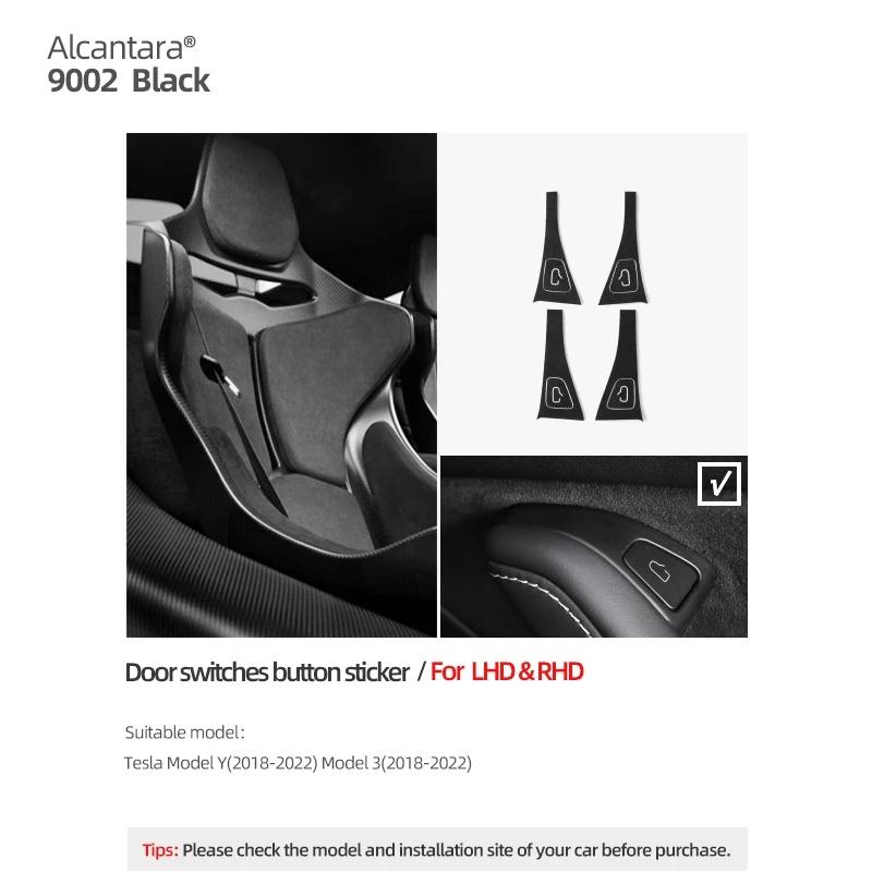 For Tesla Model 3 Model Y 2018-2025 Made of Alcantara Car Interior Door Lock Switch Button Trim Protect Sticker Tuning Accessory
For Tesla Model 3 Model Y 2018-2025 Made of Alcantara Car Interior Door Lock Switch Button Trim Protect Sticker Tuning Accessory