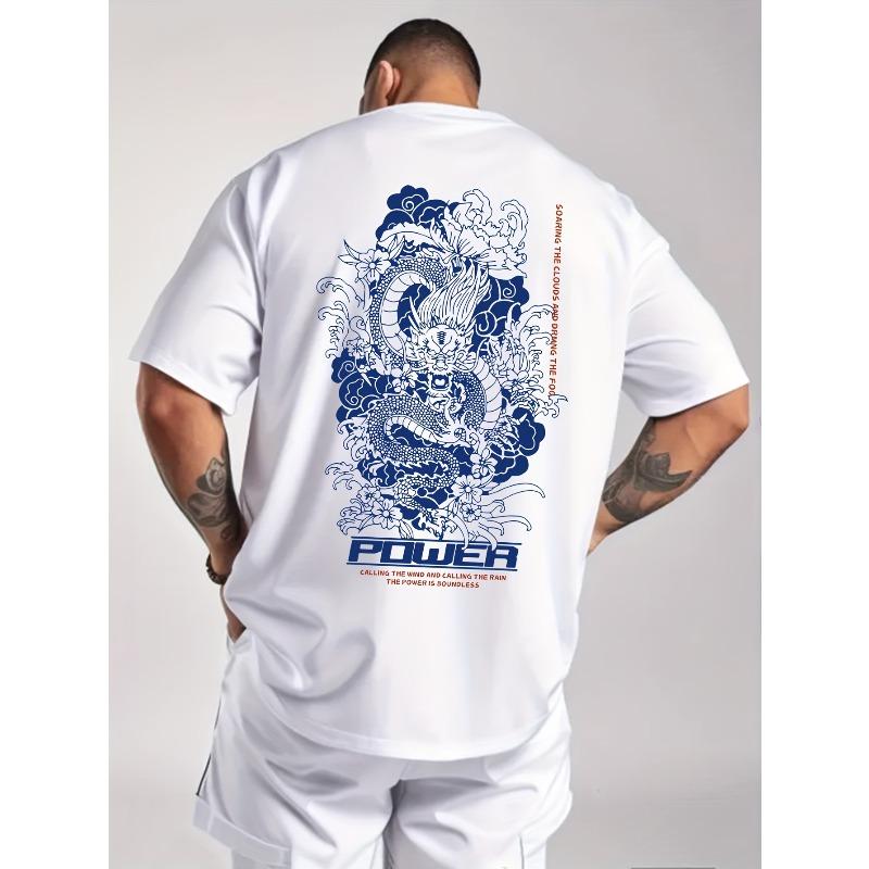 European sizes Men s Dragon Letter Print Sporty Casual Versatile Short-Sleeve T-Shirt 4XL білий
European sizes Men s Dragon Letter Print Sporty Casual Versatile Short-Sleeve T-Shirt 4XL білий