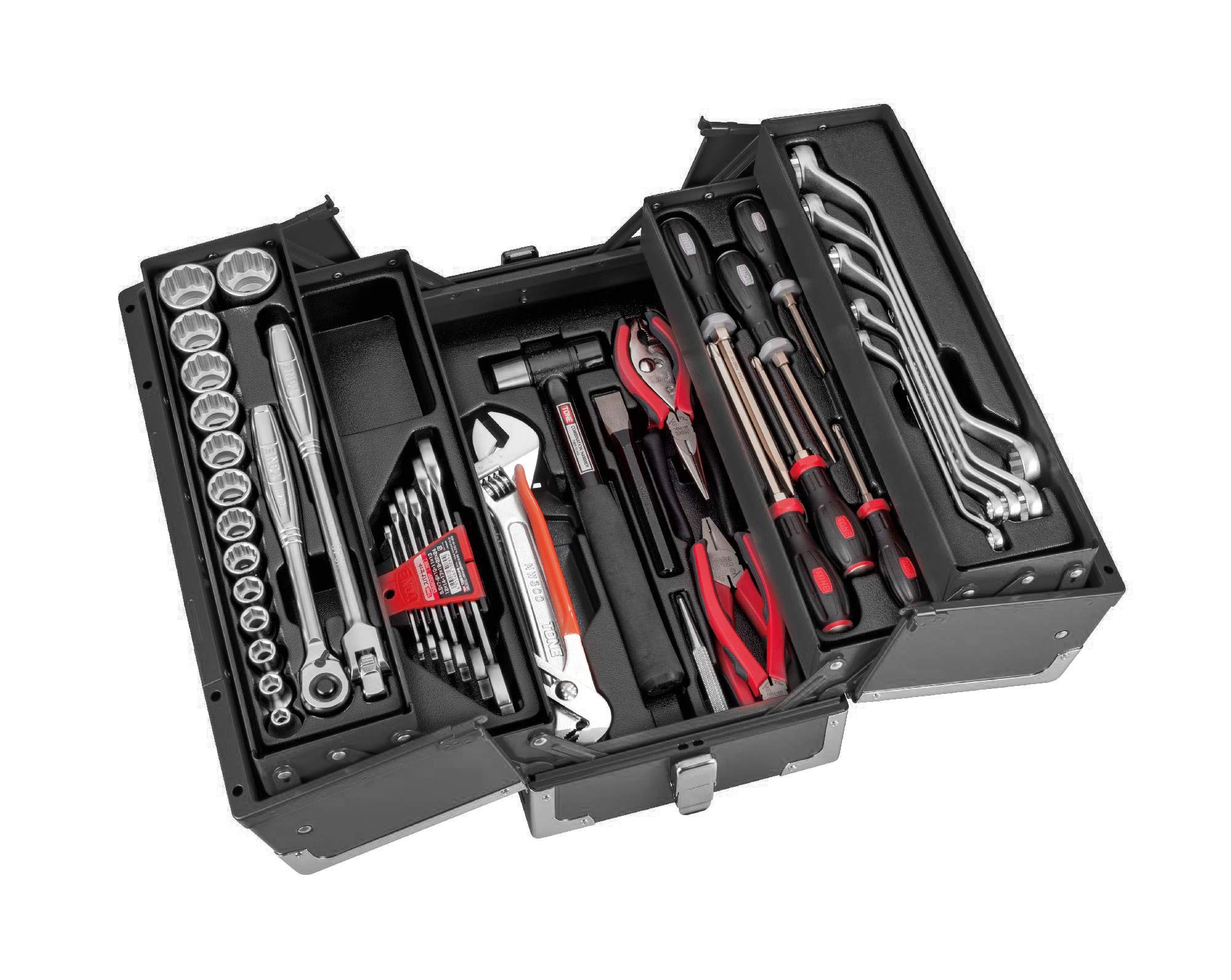 TONE Tool Set TSS4331BK Drive Angle Black Contents 53 items 12.7mm (1/2 ) чорний
TONE Tool Set TSS4331BK Drive Angle Black Contents 53 items 12.7mm (1/2 ) чорний