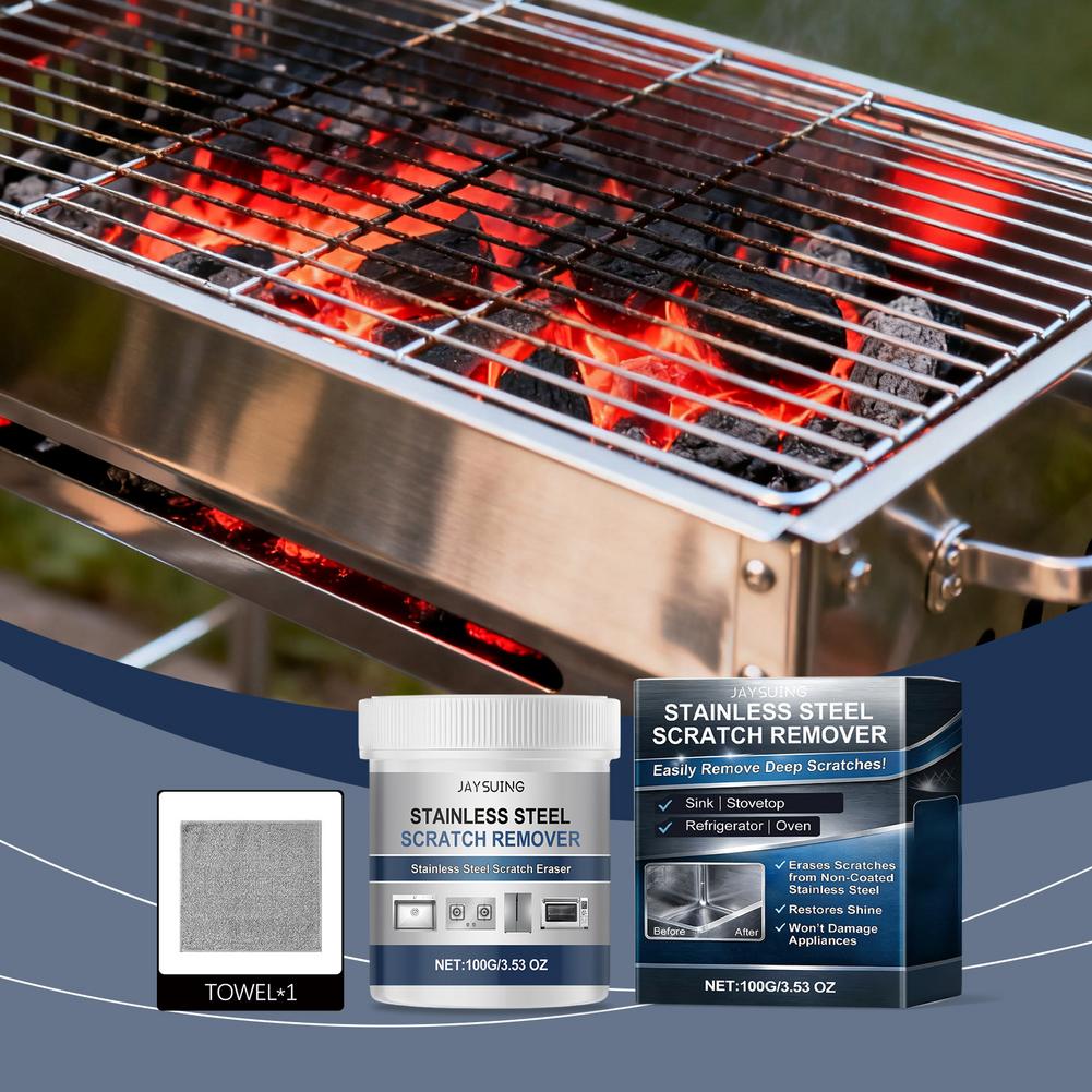 Stainless Steel Scratch Repair Cream: Daily Kitchen Cooktop, Sink, Appliance & Utensil Restoring Cleaner with Long-Lasting Shine A
Stainless Steel Scratch Repair Cream: Daily Kitchen Cooktop, Sink, Appliance & Utensil Restoring Cleaner with Long-Lasting Shine A