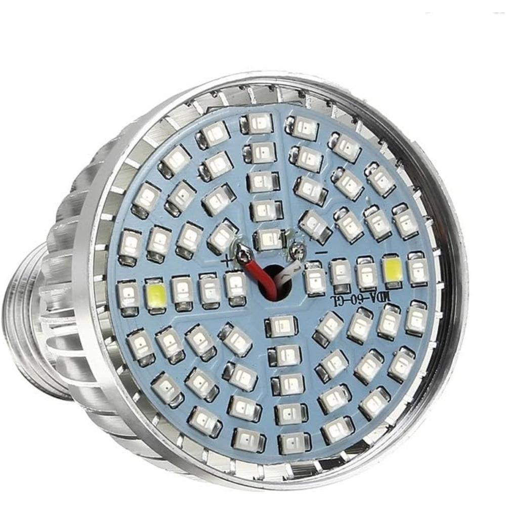 Plant Growth Light Bulb AC 85–265 V, 60 W (40 red + 14 Blue + 2 IR + 2 UV + 2 White) 1PCS
Plant Growth Light Bulb AC 85–265 V, 60 W (40 red + 14 Blue + 2 IR + 2 UV + 2 White) 1PCS