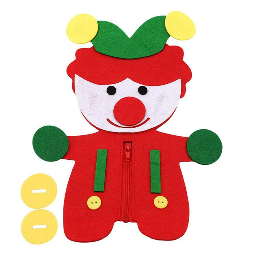 Shape Recognition Clown Style Button Felt Zipper Action Teaching Board Free Assemble Teaching Tools School Office Supplies
Shape Recognition Clown Style Button Felt Zipper Action Teaching Board Free Assemble Teaching Tools School Office Supplies