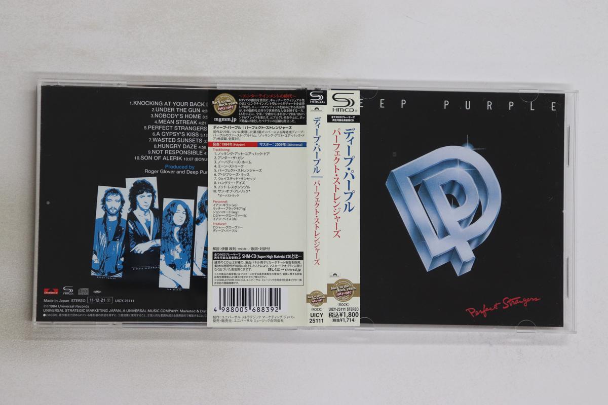 CD DEEP PURPLE - Perfect Strangers (SHM-CD) UICY25111 POLYDOR 2011 Japan Obi Rock Used
CD DEEP PURPLE - Perfect Strangers (SHM-CD) UICY25111 POLYDOR 2011 Japan Obi Rock Used