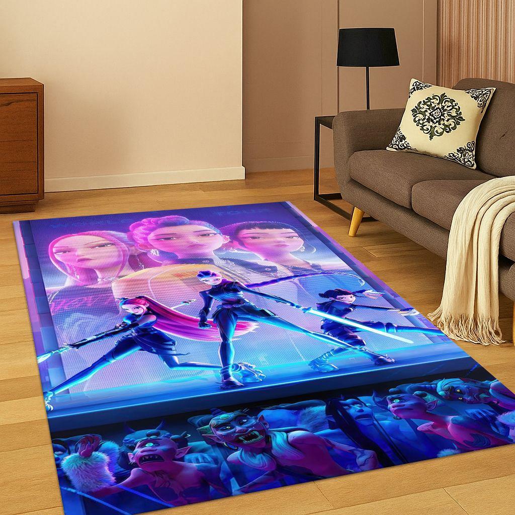 Kpop Demon Hunters Rumi Mira Zoey Music Cartoon Carpet Rug for Bedroom Living Room Sofa Home Decor,Non-slip Floor Mat Gift 40x60cm
Kpop Demon Hunters Rumi Mira Zoey Music Cartoon Carpet Rug for Bedroom Living Room Sofa Home Decor,Non-slip Floor Mat Gift 40x60cm