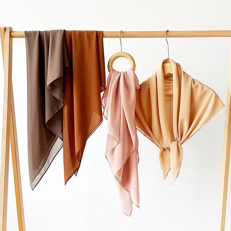 Summer Square Scarf Pearl Chiffon Solid Color Scarf Headscarf Hijab Hui People 90*90cm
Summer Square Scarf Pearl Chiffon Solid Color Scarf Headscarf Hijab Hui People 90*90cm