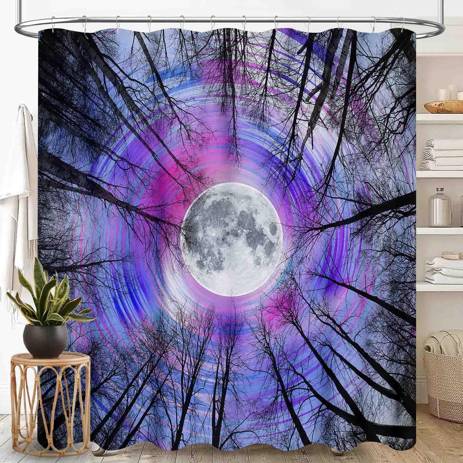 Forest Shower Curtains, Gothic Misty Foggy Jungle Nature Forest Mountain Landscape Scenery Woodland Goth Dark Blackwaterproof W60H190(CM)-1 Pcs
Forest Shower Curtains, Gothic Misty Foggy Jungle Nature Forest Mountain Landscape Scenery Woodland Goth Dark Blackwaterproof W60H190(CM)-1 Pcs