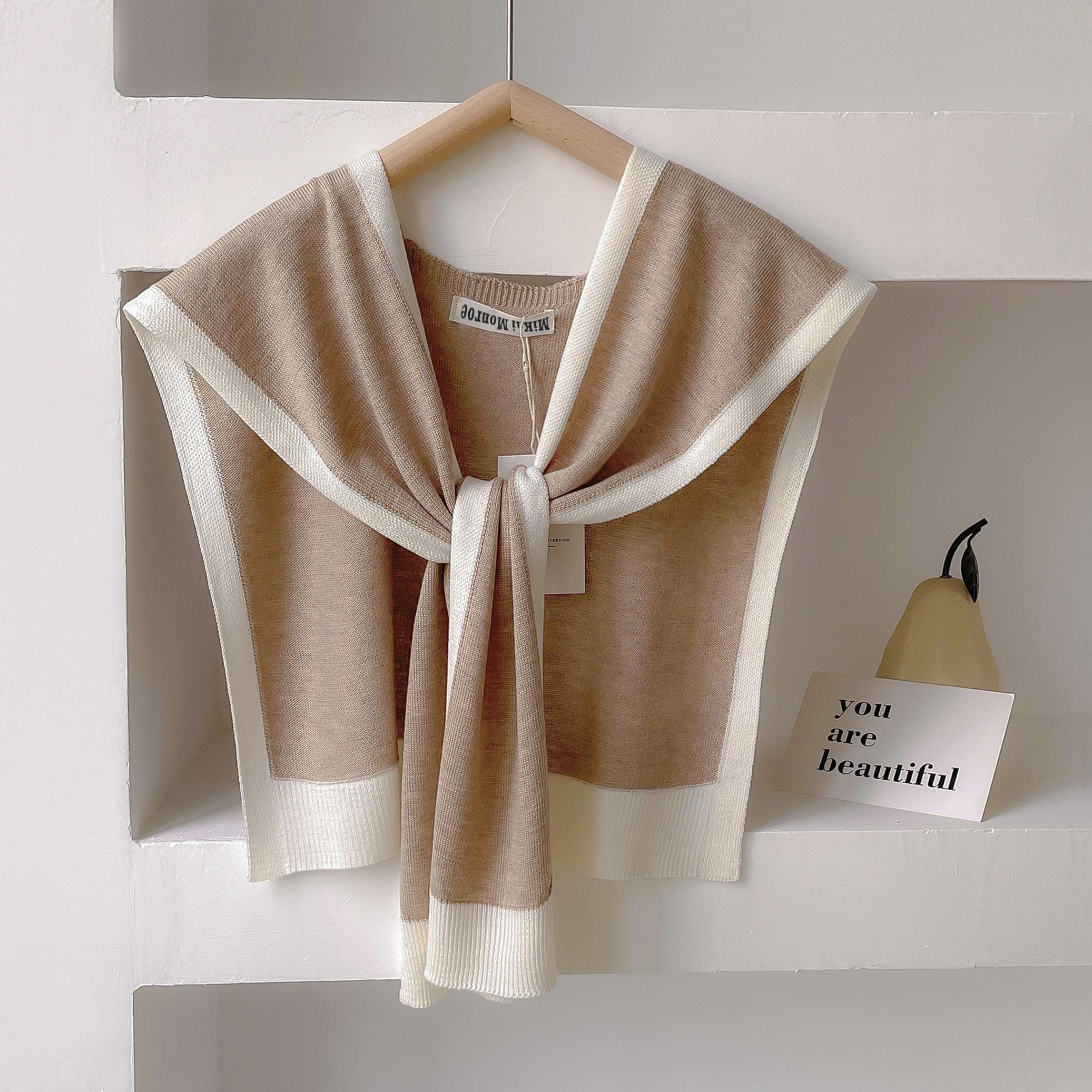Spring And Autumn Knitted Shawl With Summer Office Air-Conditioned Room Neck And Shoulder Scarf Casual Fashion Outdoor
Spring And Autumn Knitted Shawl With Summer Office Air-Conditioned Room Neck And Shoulder Scarf Casual Fashion Outdoor