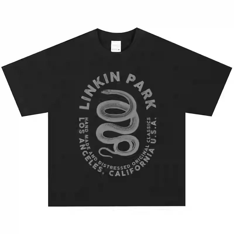 2025 Linkin Park Band T-shirt Rock Snake Pattern American Vintage Short Sleeve Vintage High Quality Luxury Brand ins y2k 4XL
2025 Linkin Park Band T-shirt Rock Snake Pattern American Vintage Short Sleeve Vintage High Quality Luxury Brand ins y2k 4XL