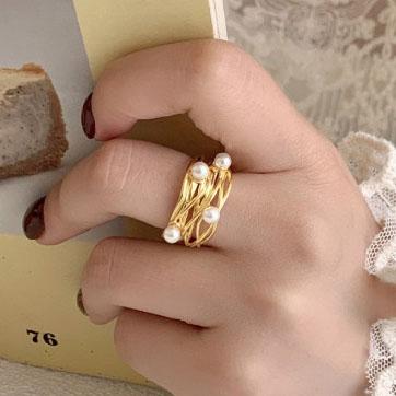 BF CLUB 925 Sterling Silver Rings For Women Open Minimalist Retro Gold Pearl Ring Creative Anillos Bague Fine Jewelry resizable
BF CLUB 925 Sterling Silver Rings For Women Open Minimalist Retro Gold Pearl Ring Creative Anillos Bague Fine Jewelry resizable