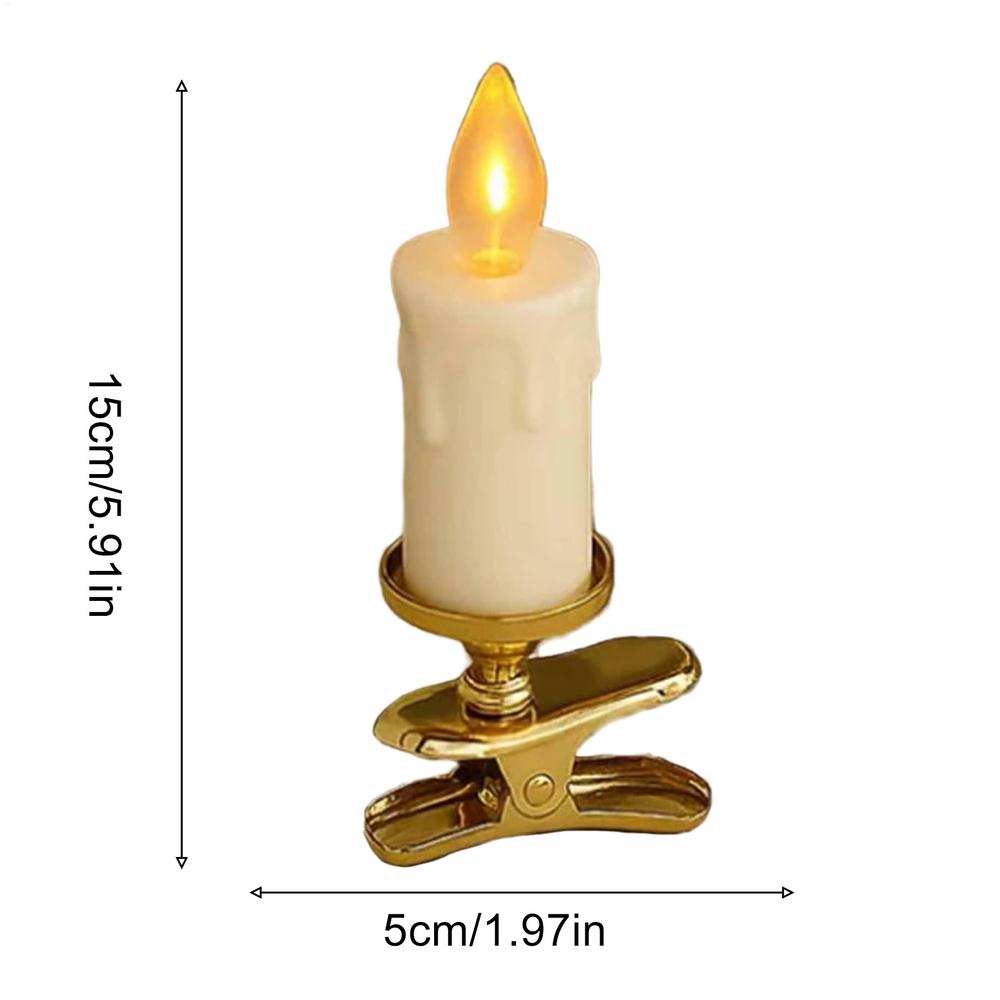 Flameless Candles Fake LED Candle With Clip Flickering Clip Candlelight For Living Room Bedroom Wedding Party Garden золотий
Flameless Candles Fake LED Candle With Clip Flickering Clip Candlelight For Living Room Bedroom Wedding Party Garden золотий