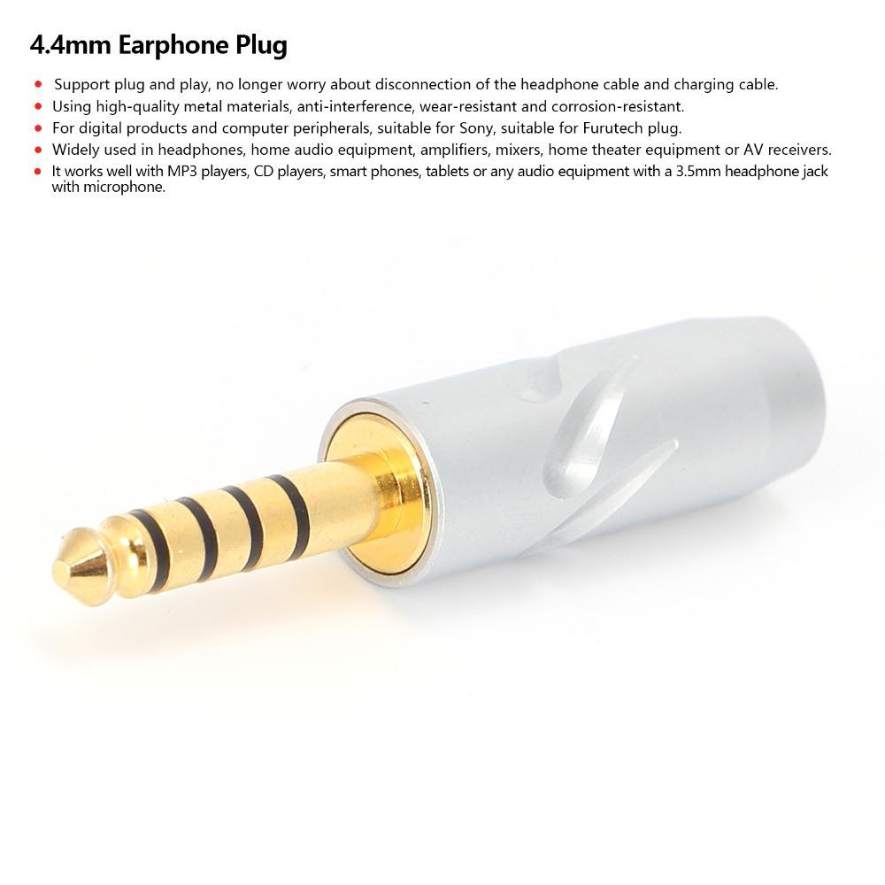 Balanced Output Audio Equipment Plug for Sony / Furutech Headphones Headset For Audio Equipment срібний
Balanced Output Audio Equipment Plug for Sony / Furutech Headphones Headset For Audio Equipment срібний