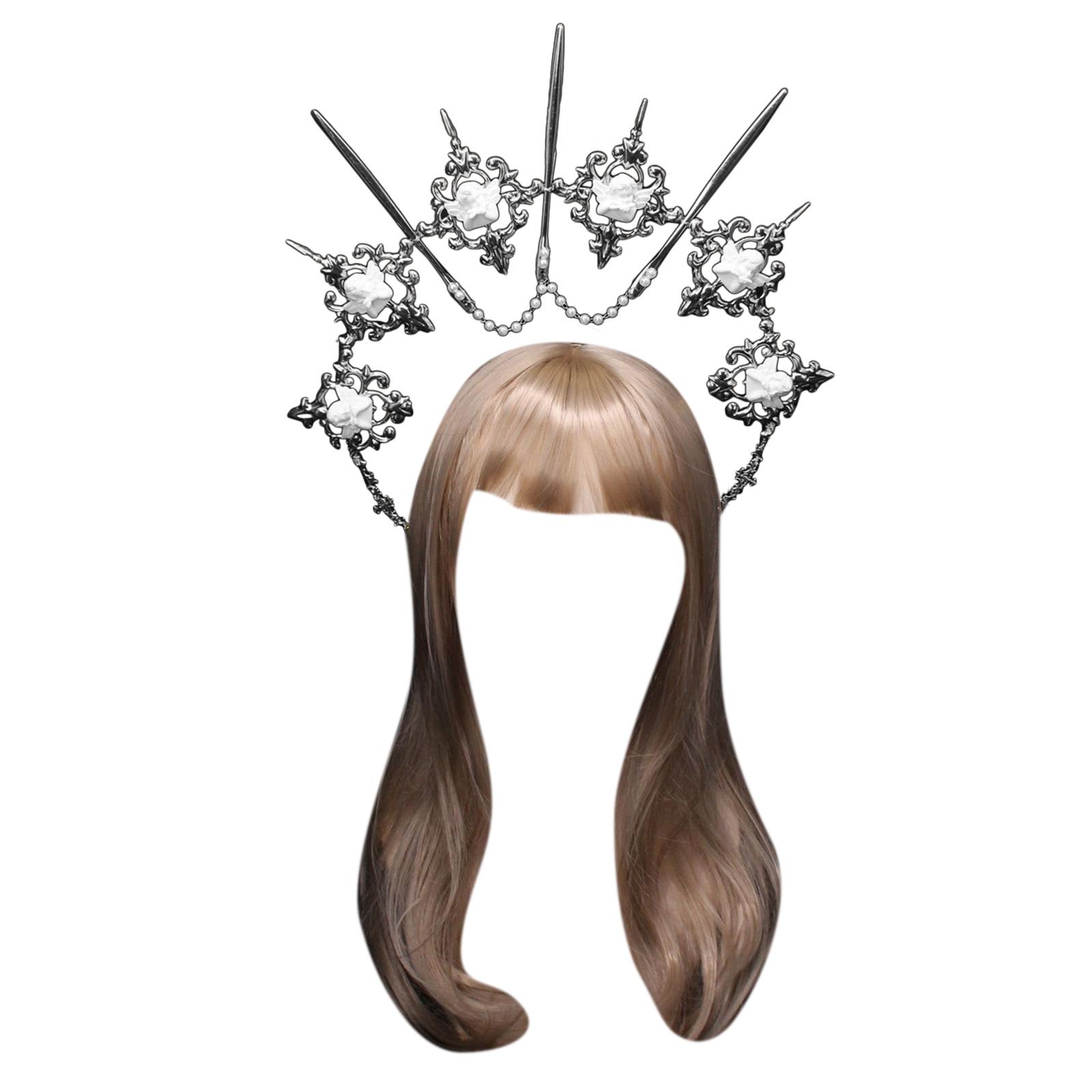 DIY Pearls Headband Vintage Hairband Gorgeous Baroque Tiaras Headpiece Deity Princess Headpieces Crowns
DIY Pearls Headband Vintage Hairband Gorgeous Baroque Tiaras Headpiece Deity Princess Headpieces Crowns