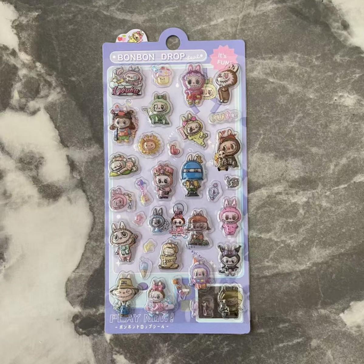 3D Стерео Наліпки Лабубу Тварини: Милі тиснені дизайни для дитячої винагороди чи прикраси
3D Стерео Наліпки Лабубу Тварини: Милі тиснені дизайни для дитячої винагороди чи прикраси