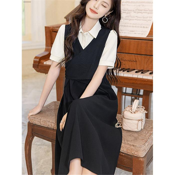 Teaching interview women s clothing small teachers wear summer new temperament speech skirt formal settings dress 2XL чорний
Teaching interview women s clothing small teachers wear summer new temperament speech skirt formal settings dress 2XL чорний