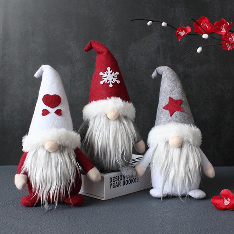 Holiday Pygmy Santa Creative Hooded Faceless Doll, Plush Doll Decorative Ornament B2-3 Star Model
Holiday Pygmy Santa Creative Hooded Faceless Doll, Plush Doll Decorative Ornament B2-3 Star Model