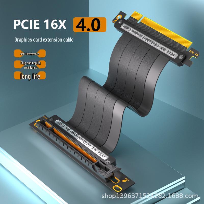 Новий високошвидкісний кабель-подовжувач PCIe 3.0/4.0 16x для відеокарт, звукових та мережевих карт 20CM 180 degrees
Новий високошвидкісний кабель-подовжувач PCIe 3.0/4.0 16x для відеокарт, звукових та мережевих карт 20CM 180 degrees