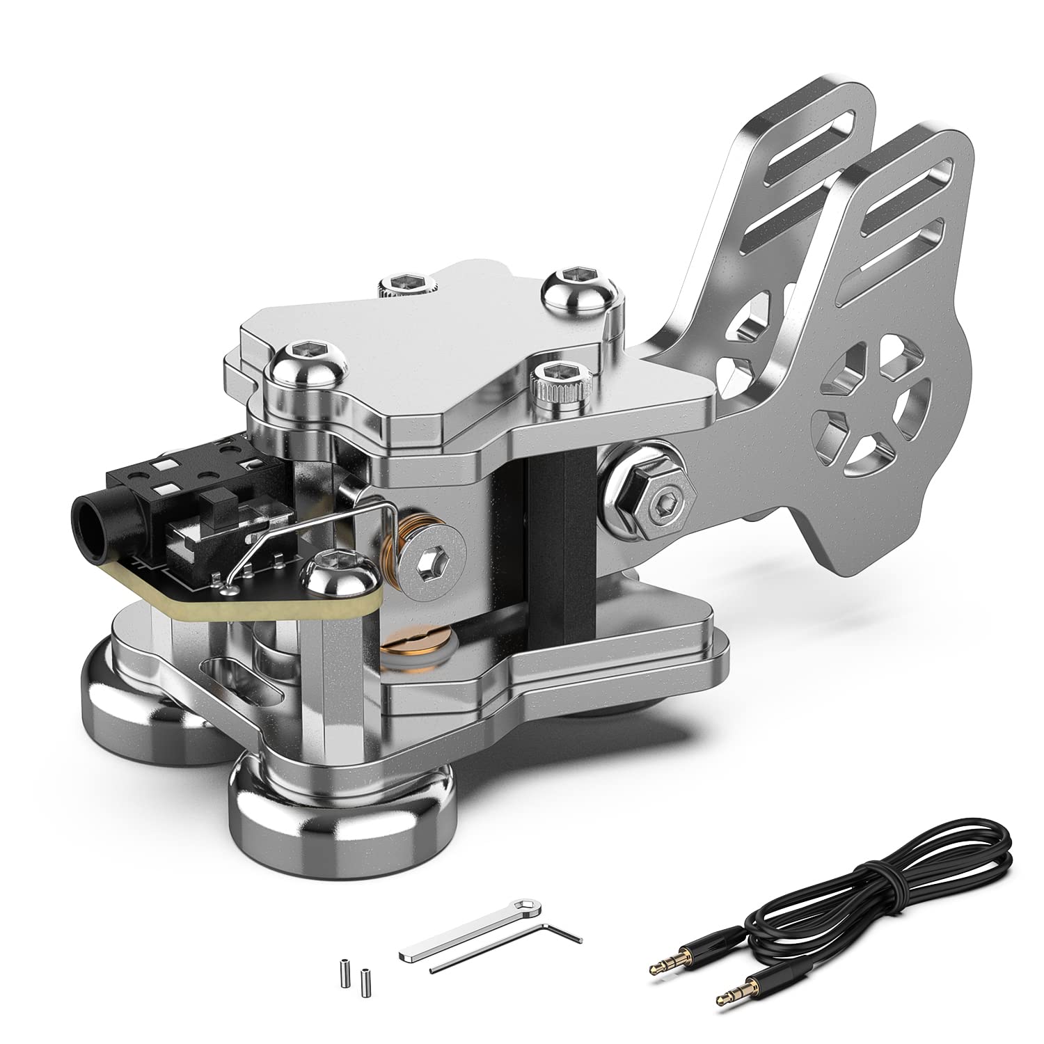 Amateur Radio Key Paddle Morse Code Practice Machine Radio HAM Transmit Telegram Double Paddle Morse Code Key Stainless Steel Body 3 Neodymium Magnet
Amateur Radio Key Paddle Morse Code Practice Machine Radio HAM Transmit Telegram Double Paddle Morse Code Key Stainless Steel Body 3 Neodymium Magnet