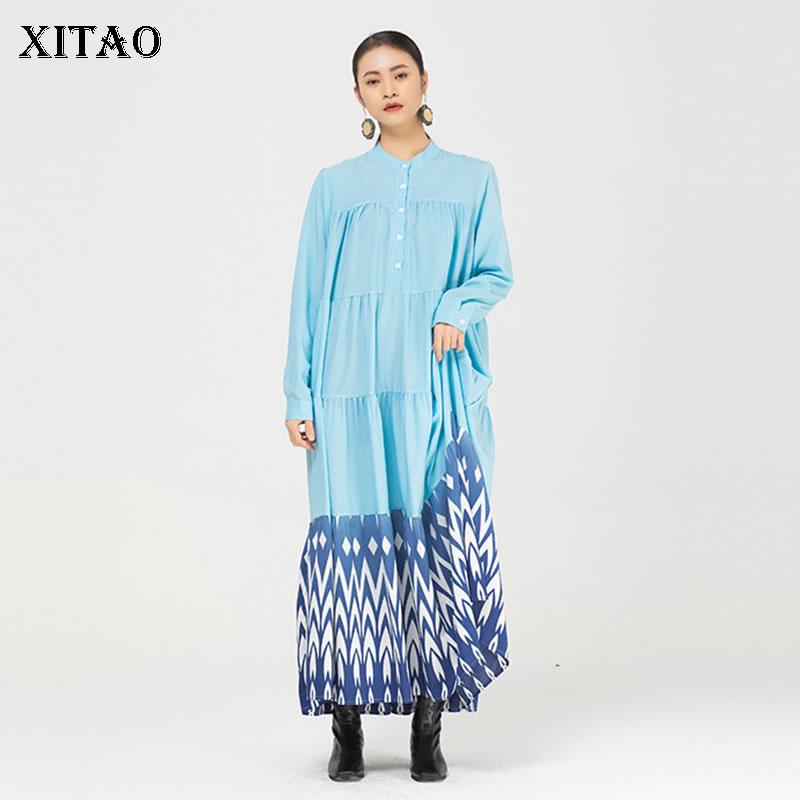 XITAO Новый принт Пэчворк Платье Повседневный Винтаж Женщины Свободная стойка Воротник Пуловер Длинный рукав Простота Все-матч ZY4125
XITAO Новый принт Пэчворк Платье Повседневный Винтаж Женщины Свободная стойка Воротник Пуловер Длинный рукав Простота Все-матч ZY4125