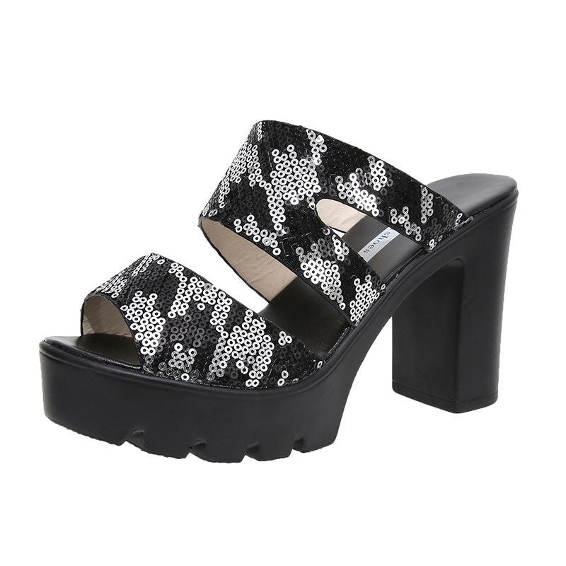 2025 European and American new summer women s high-heeled slippers wear fish mouth open-toed thick heel thick-bottomed cool slippers 35-42 35 чёрный
2025 European and American new summer women s high-heeled slippers wear fish mouth open-toed thick heel thick-bottomed cool slippers 35-42 35 чёрный