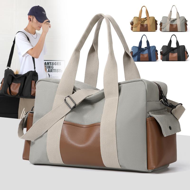 Contrasting color canvas big bag 2025 new large-capacity retro leisure sports fitness bag men s business travel bag
Contrasting color canvas big bag 2025 new large-capacity retro leisure sports fitness bag men s business travel bag