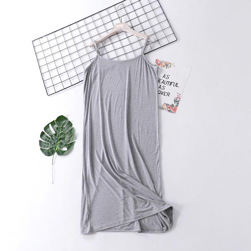 Women s Modal Slip Dress: Lightweight, Loose, Slimming Plus Size Nightgown and Pajamas Lining. Loose Plus Size, 78cm incl. strap светло-серый
Women s Modal Slip Dress: Lightweight, Loose, Slimming Plus Size Nightgown and Pajamas Lining. Loose Plus Size, 78cm incl. strap светло-серый