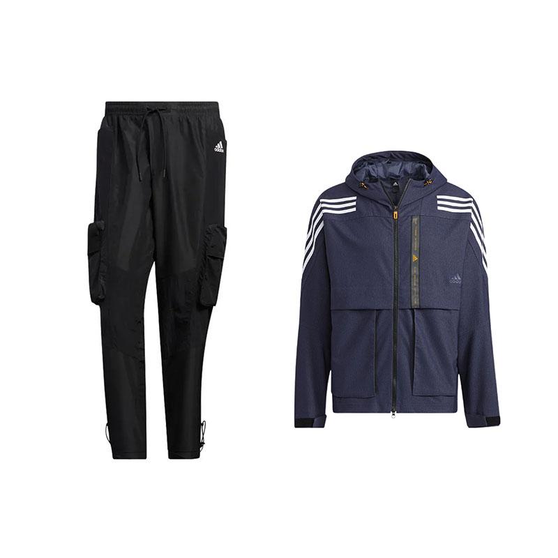 Adidas Striped Long Sleeve Hooded Jacket Logo Print Straight Leg Drawstring Pants Casual Sports Suit Men suit HE9905+HT0523 M
Adidas Striped Long Sleeve Hooded Jacket Logo Print Straight Leg Drawstring Pants Casual Sports Suit Men suit HE9905+HT0523 M