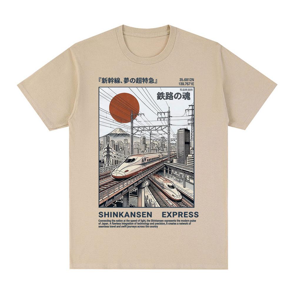 Shinkansen Express Train Illustration T-shirt Retro Japanese Style Rail Vintage Poster T shirt Short Sleeve Cotton Casual Tshirt S разноцветный
Shinkansen Express Train Illustration T-shirt Retro Japanese Style Rail Vintage Poster T shirt Short Sleeve Cotton Casual Tshirt S разноцветный