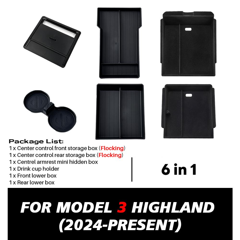 for Tesla Model 3 Highland 2024 Console Armrest Storage Organizer Interior Storage Box Interior Accessorie
for Tesla Model 3 Highland 2024 Console Armrest Storage Organizer Interior Storage Box Interior Accessorie