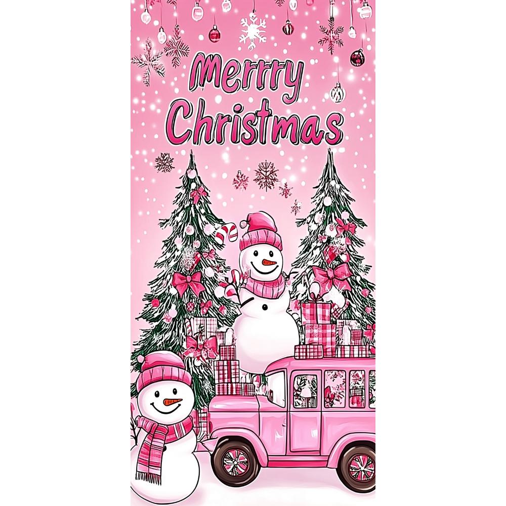 2025 Christmas Pink Decoration Snowman Xmas Tree Pattern Door Cover 35.43 *72.83inch Porch Sign Hanging Flag Xmas Home Decors
2025 Christmas Pink Decoration Snowman Xmas Tree Pattern Door Cover 35.43 *72.83inch Porch Sign Hanging Flag Xmas Home Decors