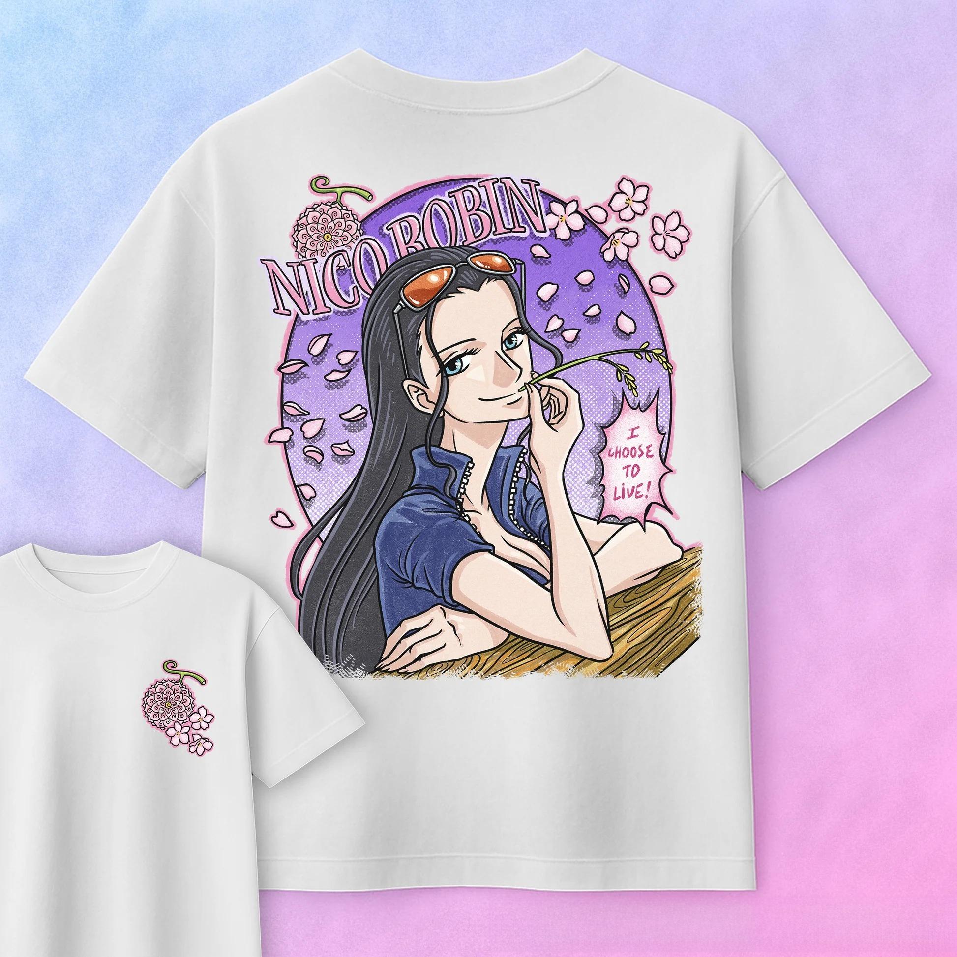 2026 Summer One Piece Anime NICO ROBIN Printed Loose Shortsleeved Pure Cotton Childrens Tshirt Tide Unisex Casual Y2k Loose S
2026 Summer One Piece Anime NICO ROBIN Printed Loose Shortsleeved Pure Cotton Childrens Tshirt Tide Unisex Casual Y2k Loose S