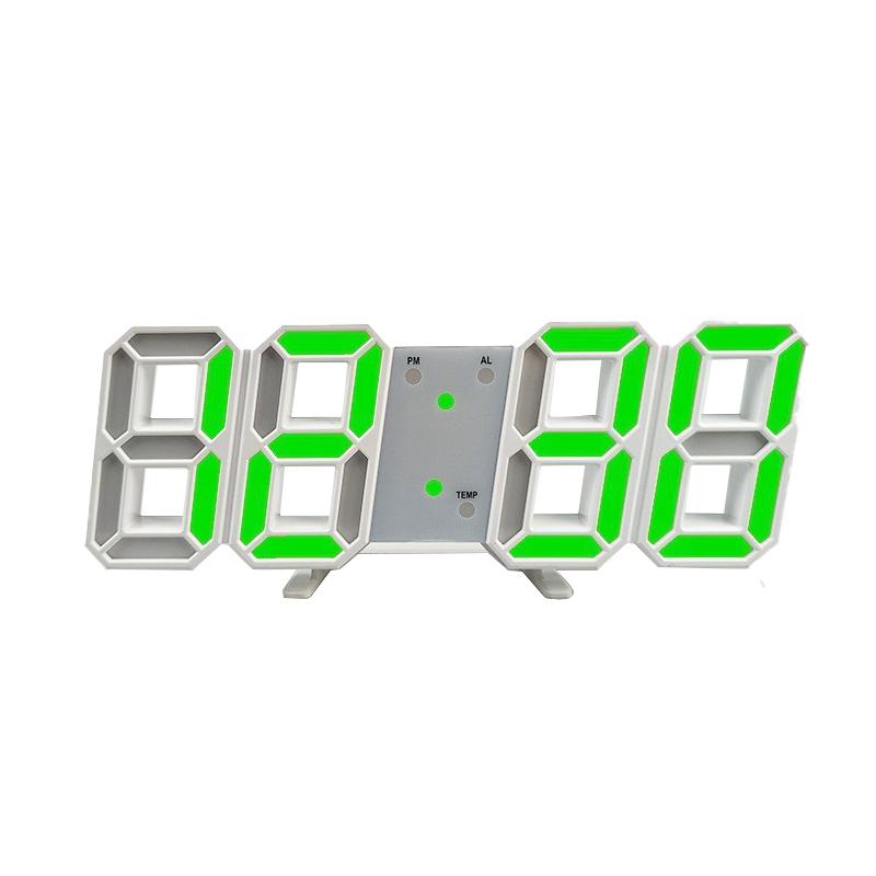3D Digital Alarm Clock Creative Office 3D Luminous LED Wall Clock Simple Japanese Electronic Clock KTY зелёный
3D Digital Alarm Clock Creative Office 3D Luminous LED Wall Clock Simple Japanese Electronic Clock KTY зелёный