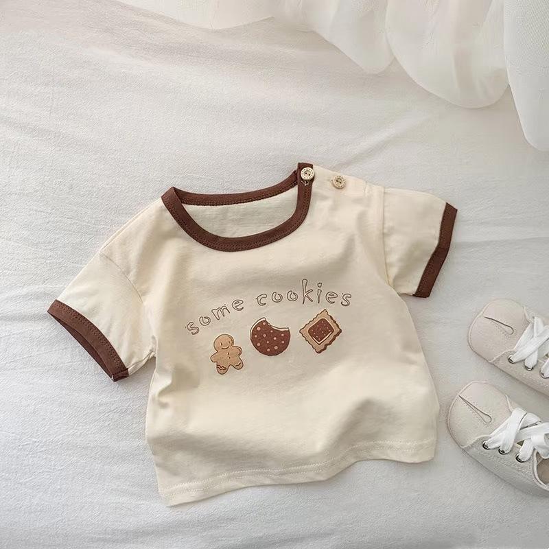 Korean Summer Cartoon Short Sleeve T-shirts For Girls Boys Cotton Toddler Girl Tops Baby Tees Clothes 100 кавовий
Korean Summer Cartoon Short Sleeve T-shirts For Girls Boys Cotton Toddler Girl Tops Baby Tees Clothes 100 кавовий