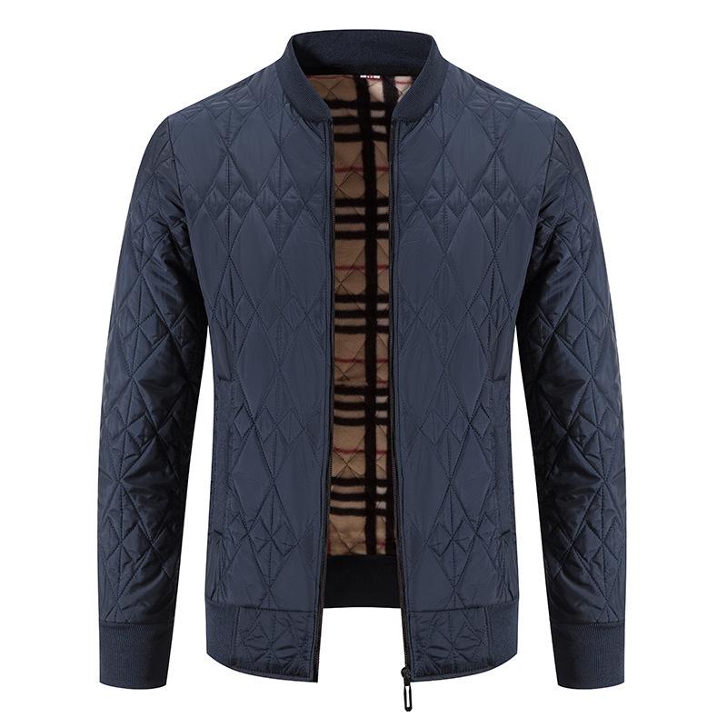 Men s Trendy Baseball Collar Jacket - Casual Cotton Outerwear for Autumn/Winter 3XL темно-синього кольору
Men s Trendy Baseball Collar Jacket - Casual Cotton Outerwear for Autumn/Winter 3XL темно-синього кольору