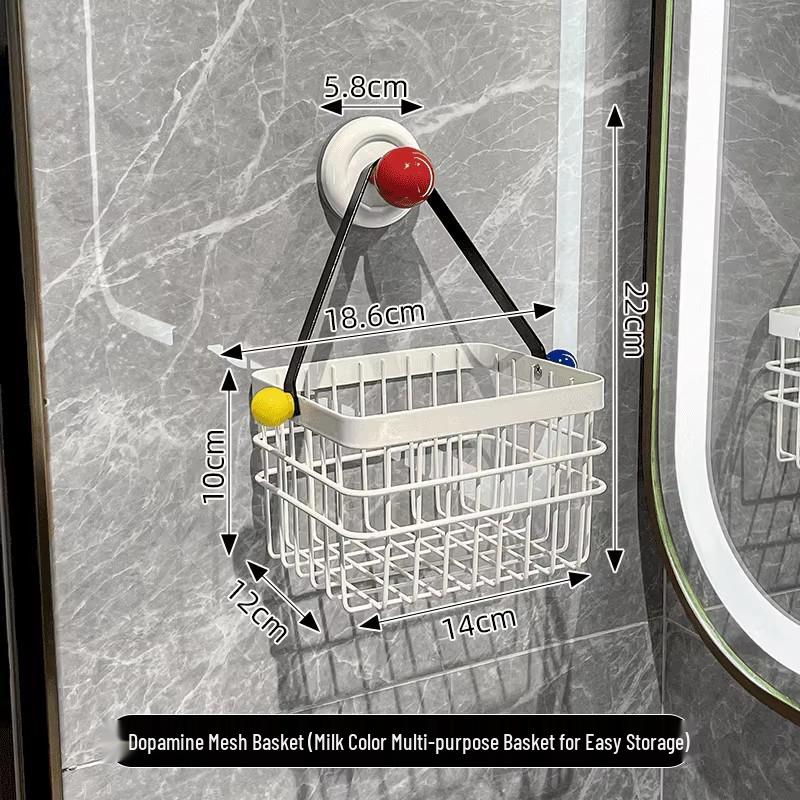 Dopamine Bathroom Suction Shelf: Facial Wipes & Cosmetic Organizer
Dopamine Bathroom Suction Shelf: Facial Wipes & Cosmetic Organizer