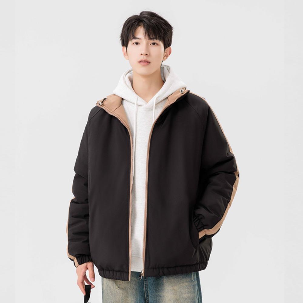 Двусторонняя модная куртка куртка свободная зимняя новая мужская верхняя одежда M
Двусторонняя модная куртка куртка свободная зимняя новая мужская верхняя одежда M