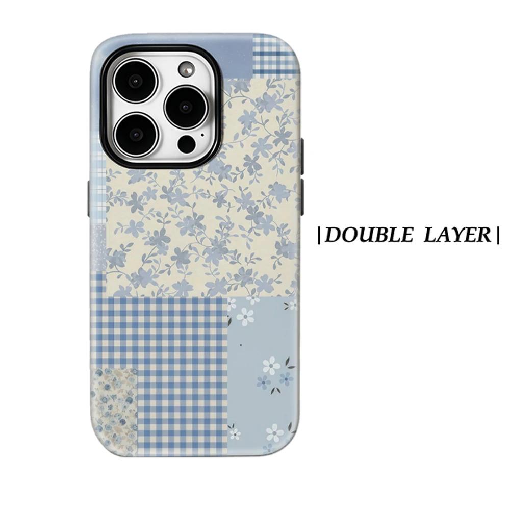Blue Gingham Phone Case for IPhone 17 16 15 14 13 Pro Max Plus for Magnetic Single Double-layer Tough Case For iPhone 13 Pro Max
Blue Gingham Phone Case for IPhone 17 16 15 14 13 Pro Max Plus for Magnetic Single Double-layer Tough Case For iPhone 13 Pro Max