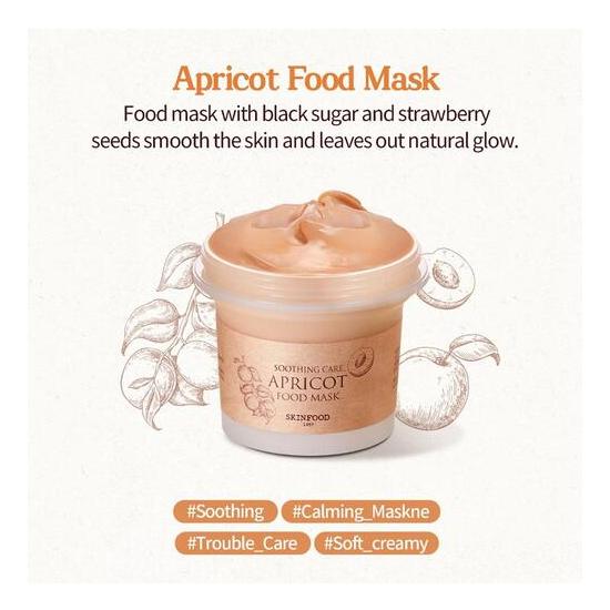 SKINFOOD Маска Змивна 120г 11 видів / Зволожуюча, Заспокійлива, Живильна, Зволожуюча, Корейська Косметика, Kbeauty Apricot
SKINFOOD Маска Змивна 120г 11 видів / Зволожуюча, Заспокійлива, Живильна, Зволожуюча, Корейська Косметика, Kbeauty Apricot