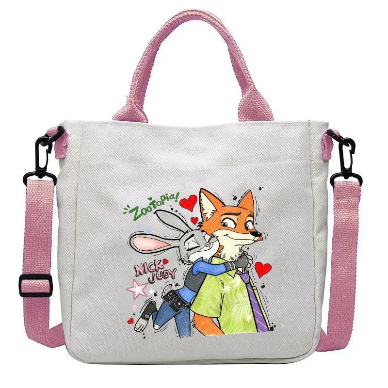 New Zootopia cartoon print colorful canvas bag, trendy and versatile tote bag, cute shoulder bag/crossbody bag KTB 23CM*5CM*23CM
New Zootopia cartoon print colorful canvas bag, trendy and versatile tote bag, cute shoulder bag/crossbody bag KTB 23CM*5CM*23CM