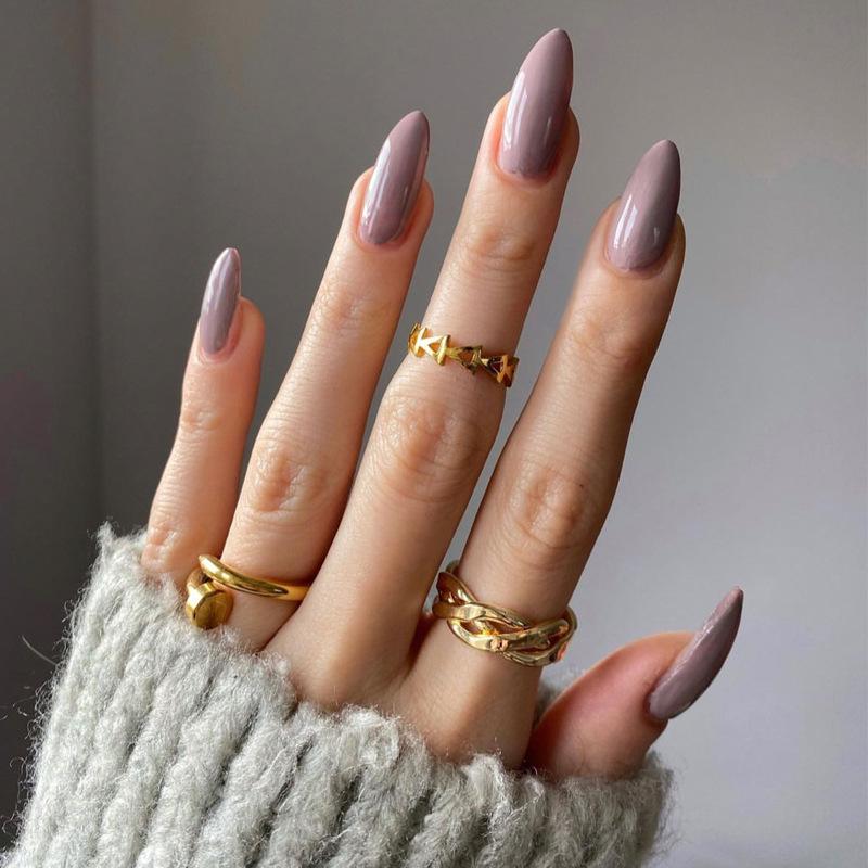 Trendy European & American Deep Coffee Solid Color Wear-On Short Nail Tips Glue Version
Trendy European & American Deep Coffee Solid Color Wear-On Short Nail Tips Glue Version