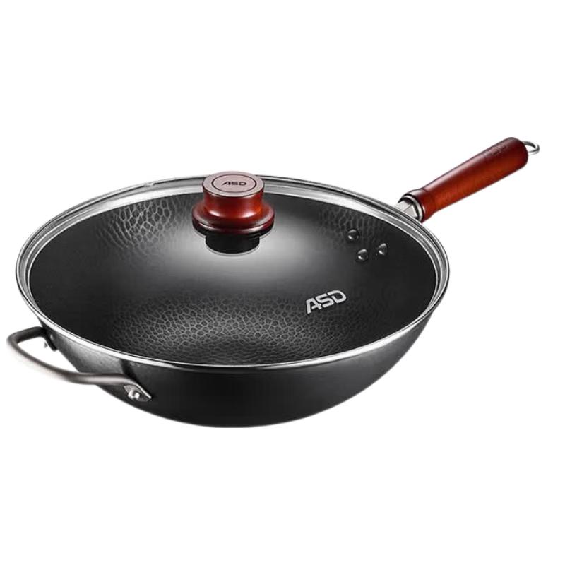 ASD 34cm Wrought Iron Non-Coated Hammered Wok
ASD 34cm Wrought Iron Non-Coated Hammered Wok