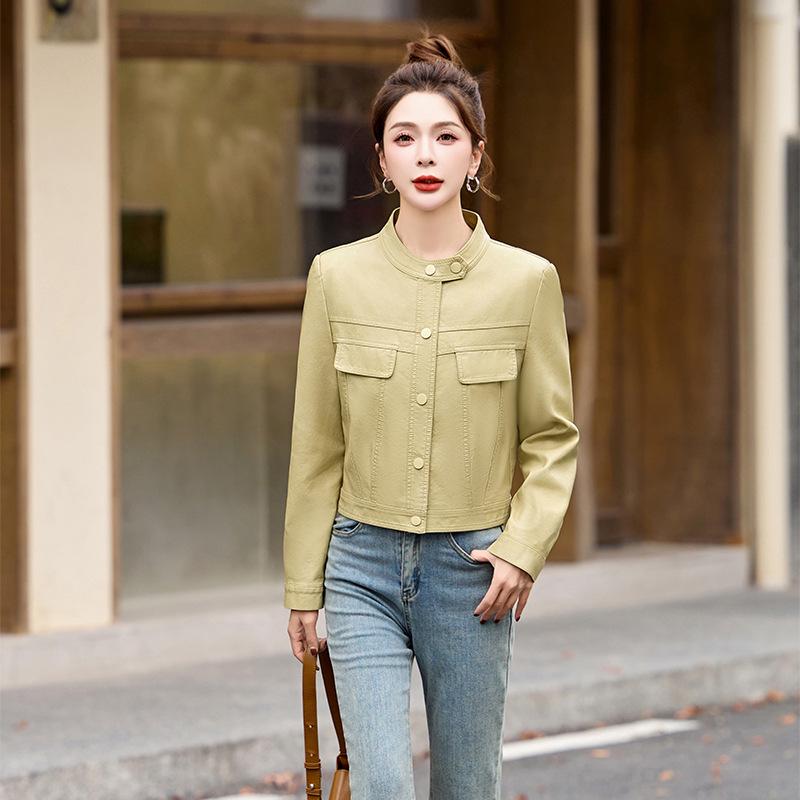 2025 Women s Petite PU Leather Stand-Up Collar Jacket for Spring and Autumn, Style Z77611. XL (125-140 jin)
2025 Women s Petite PU Leather Stand-Up Collar Jacket for Spring and Autumn, Style Z77611. XL (125-140 jin)