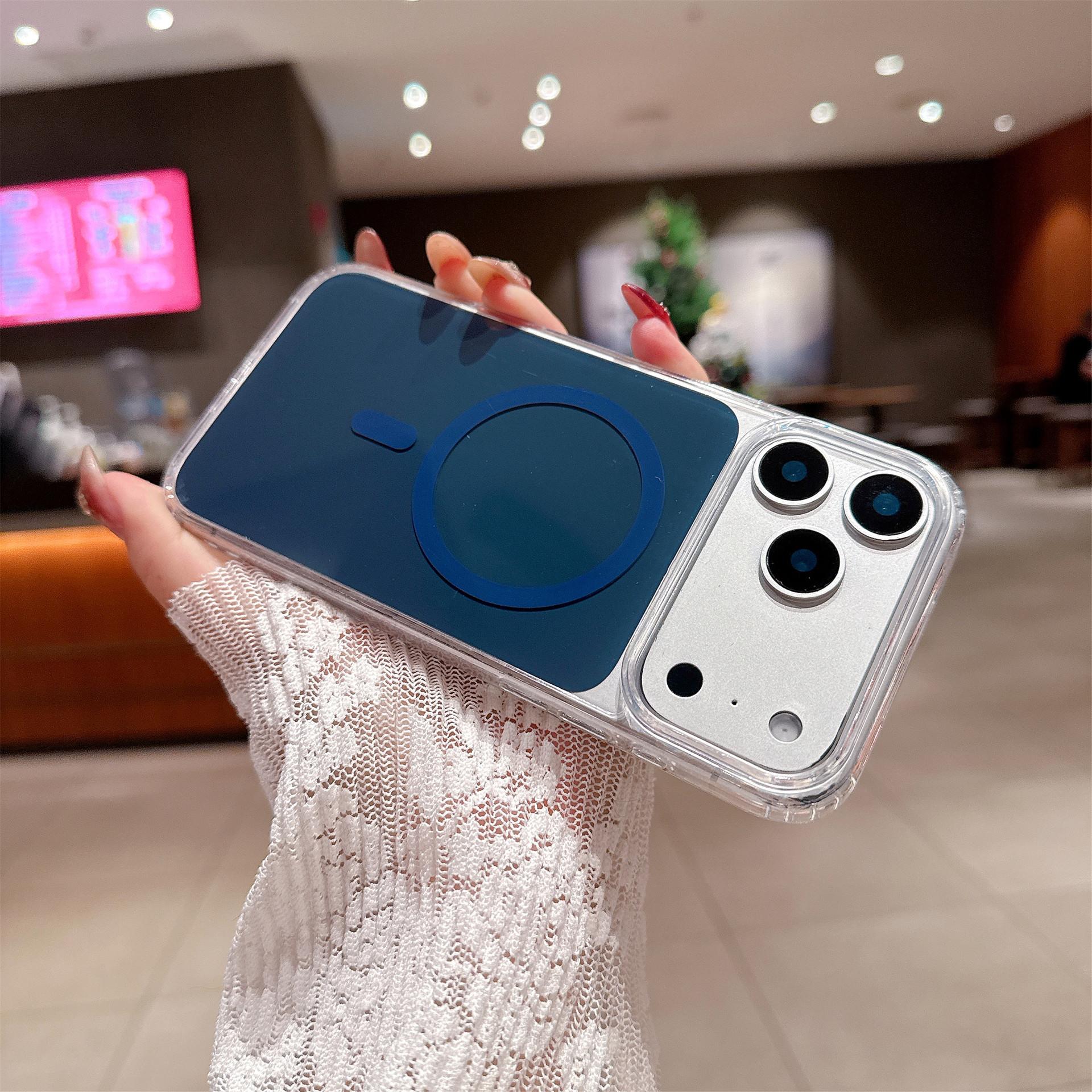The new iPhone17PROMAX official acrylic magnetic mobile phone case is suitable for Apple 16 anti-drop, simple and fashionable. iPhone 17
The new iPhone17PROMAX official acrylic magnetic mobile phone case is suitable for Apple 16 anti-drop, simple and fashionable. iPhone 17