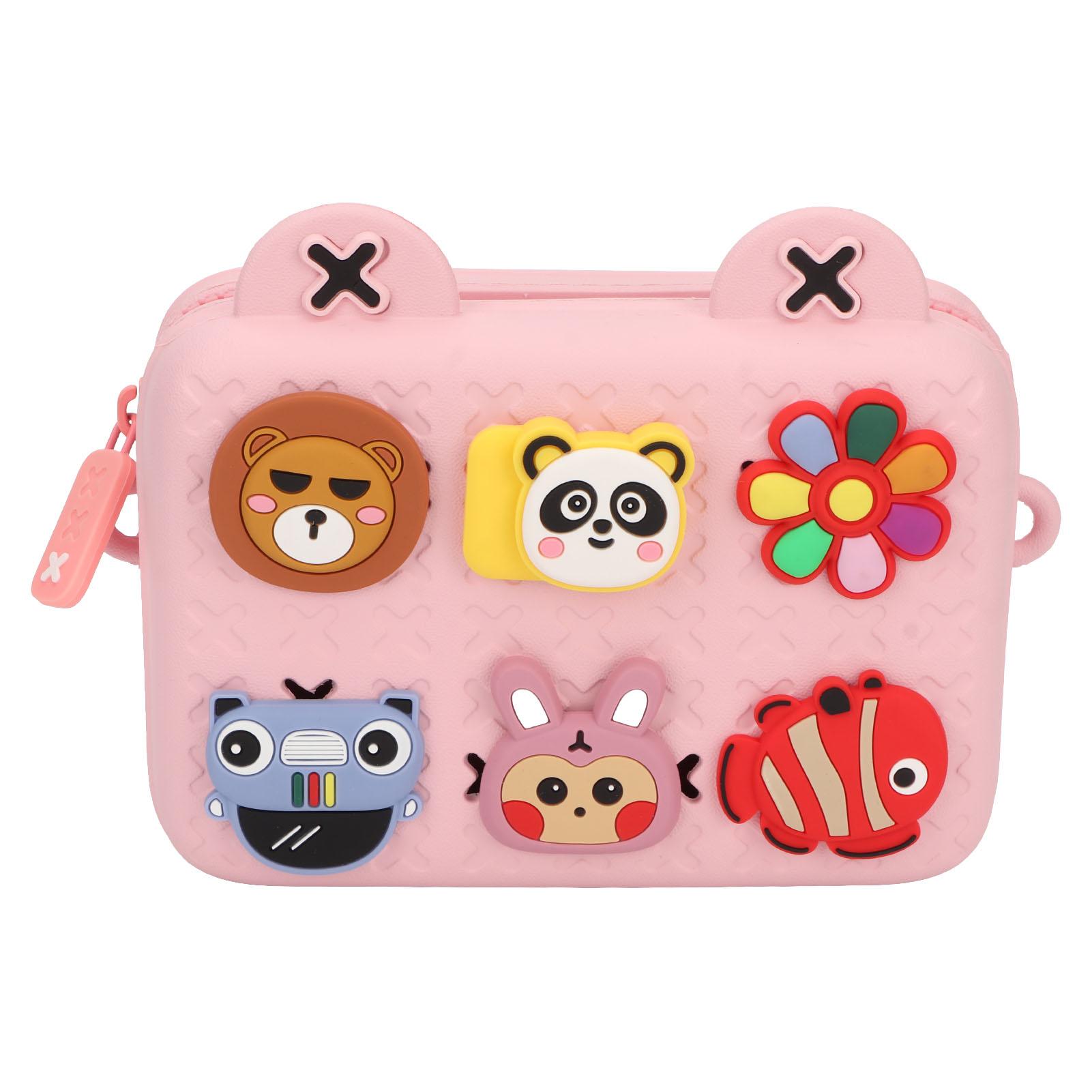 Kids Single Shoulder Camera Bag DIY Cartoon Decors Shock Absorbing Sling Messenger Bag Pink розовый
Kids Single Shoulder Camera Bag DIY Cartoon Decors Shock Absorbing Sling Messenger Bag Pink розовый