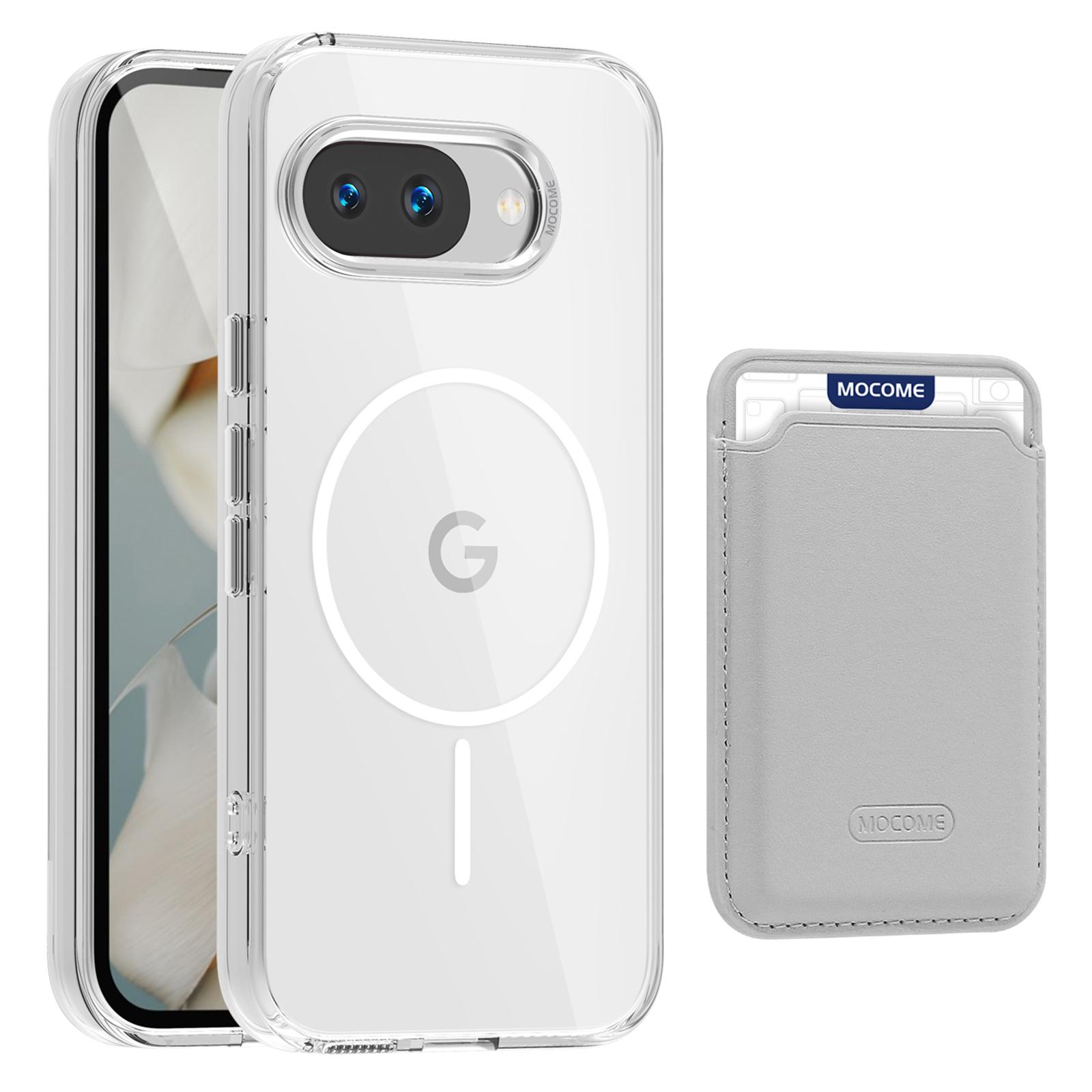 For Google Pixel 9a Magnetic Case Compatible with MagSafe TPU+PC Phone Cover with Card Bag Transparent
For Google Pixel 9a Magnetic Case Compatible with MagSafe TPU+PC Phone Cover with Card Bag Transparent