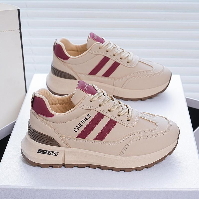 Breathable Leather Sneakers Women Korean Style All-matching Platform Sole Height-increasing Casual Running Daddy Shoes 40
Breathable Leather Sneakers Women Korean Style All-matching Platform Sole Height-increasing Casual Running Daddy Shoes 40