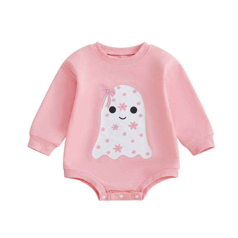Baby Girls Sweatshirt Romper Casual Ghost Print Long Sleeve Jumpsuits Newborn Infant Autumn Fashion Clothes 0-3M розовый
Baby Girls Sweatshirt Romper Casual Ghost Print Long Sleeve Jumpsuits Newborn Infant Autumn Fashion Clothes 0-3M розовый