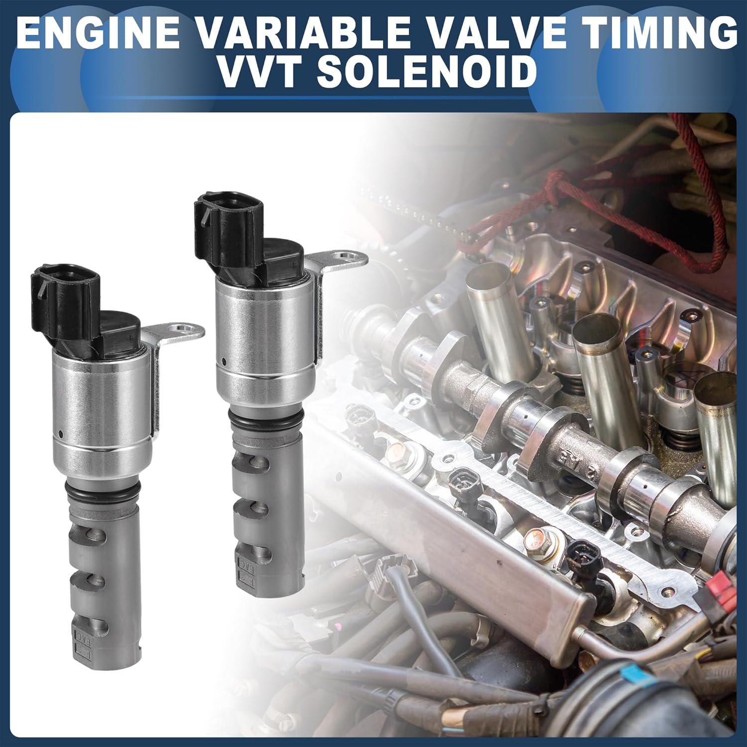 Engine Variable Valve Timing VVT Solenoid, Car Engine Camshaft Oil Control Valve No.1533038010 for Toyota Sequoia 2010-2012 Silver Tone, 2 Pcs
Engine Variable Valve Timing VVT Solenoid, Car Engine Camshaft Oil Control Valve No.1533038010 for Toyota Sequoia 2010-2012 Silver Tone, 2 Pcs
