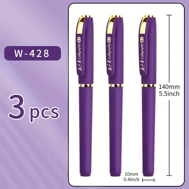 1 шт/3 шт фиолетовые чернила гелевые ручки,, 0,7 мм, большой емкости стержень, офисные принадлежности Back To Soschool Канцелярские принадлежности, для письма Милая ручка Purple ink
1 шт/3 шт фиолетовые чернила гелевые ручки,, 0,7 мм, большой емкости стержень, офисные принадлежности Back To Soschool Канцелярские принадлежности, для письма Милая ручка Purple ink